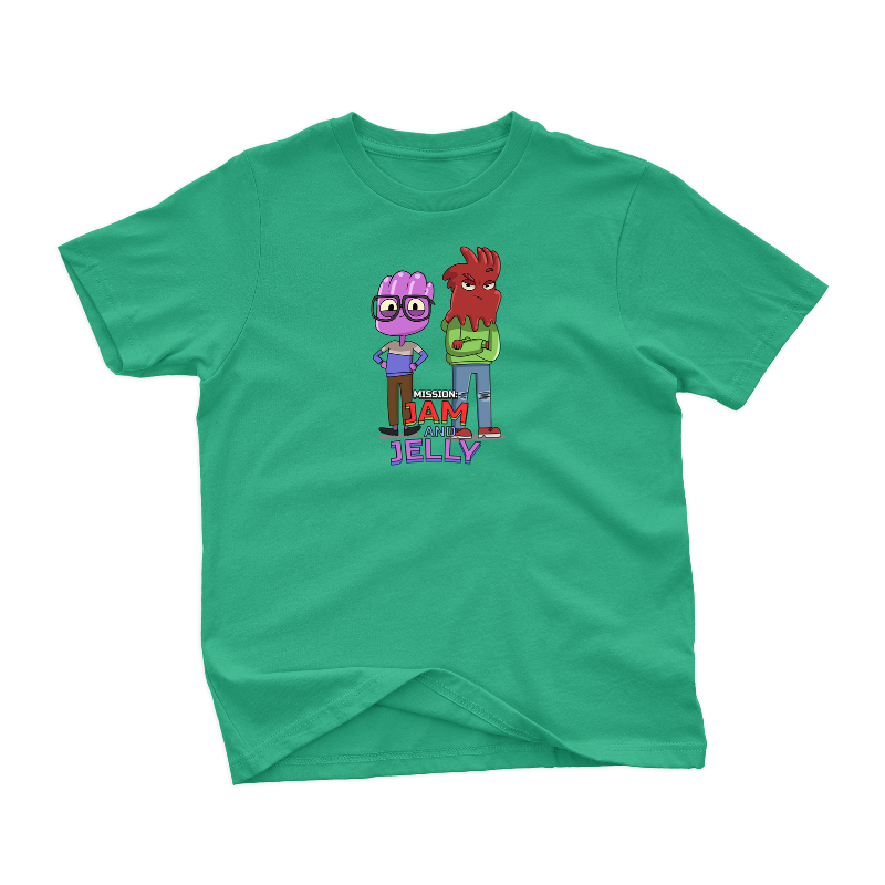 "Mission: Jam and Jelly" Kids T-Shirt (GREEN)